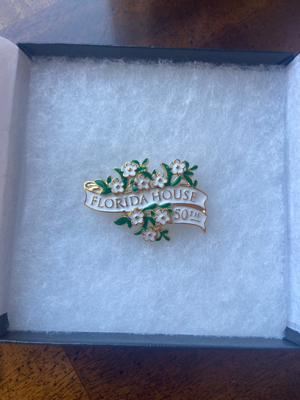 Ann Hand Florida House 50th Anniversary Commemorative Pin
