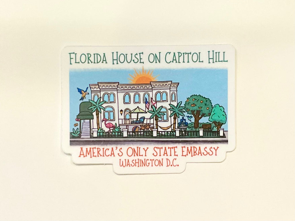 FH Flamingo Magazine Sticker