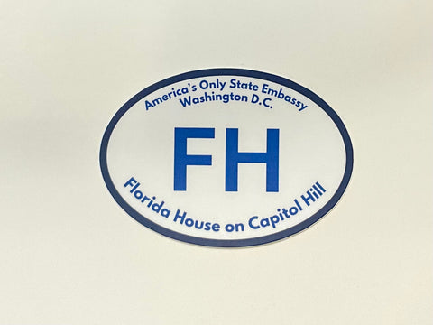 FH Oval Sticker