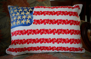 Starfish and Stripes Pillow