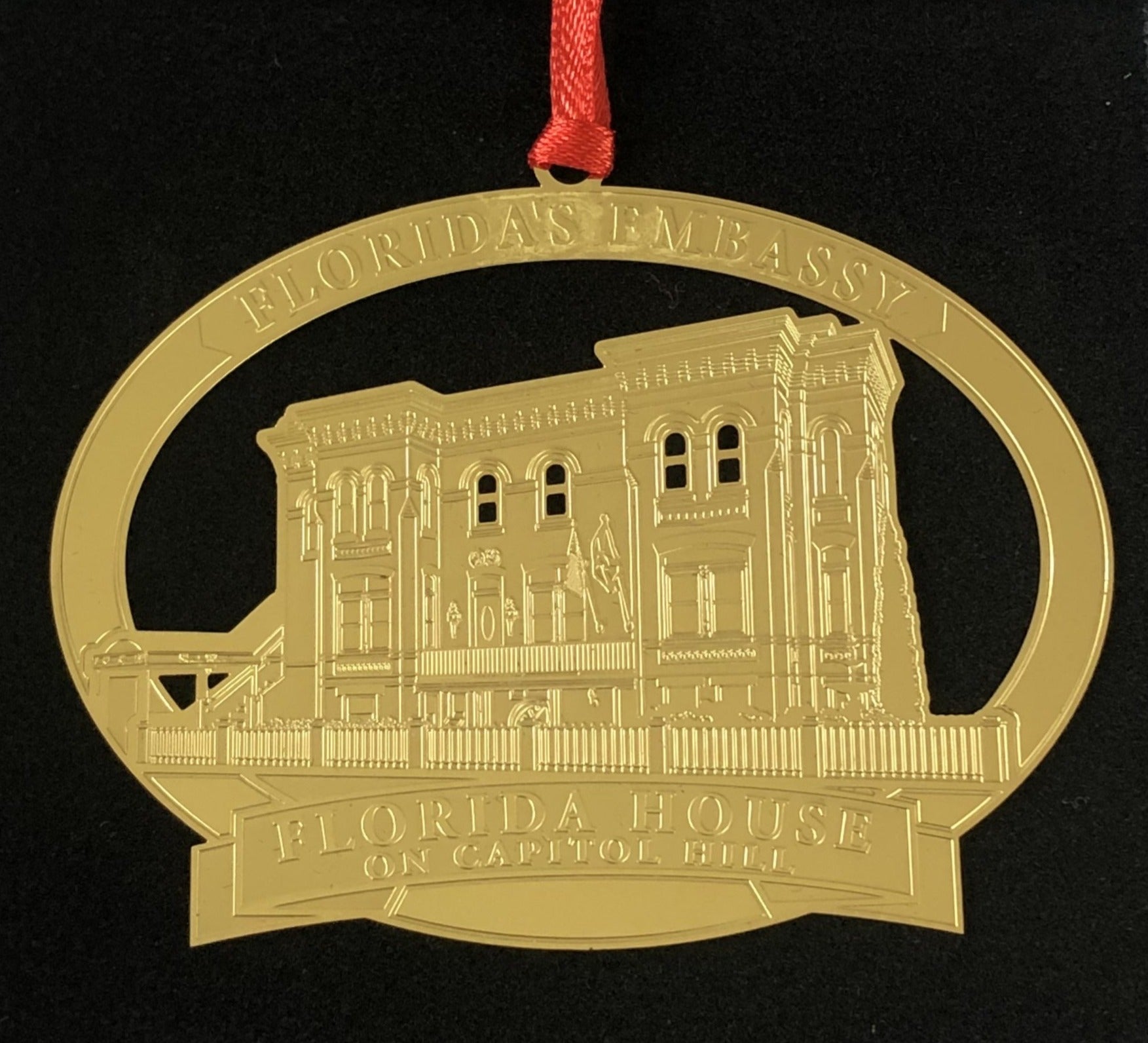 Florida House on Capitol Hill Christmas Ornament